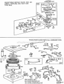 Carburetor Assemblies AC Diagram and Parts List for 422432-0683-02  Briggs and Stratton Engine